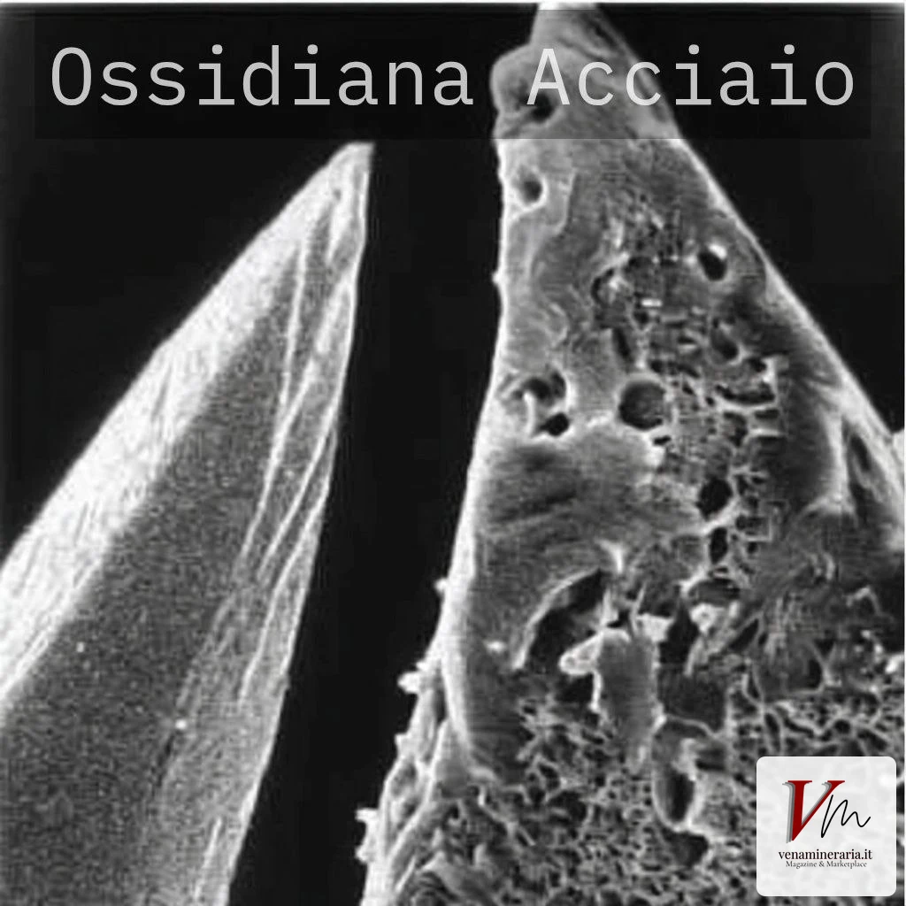 Confronto tra ossidiana e acciaio