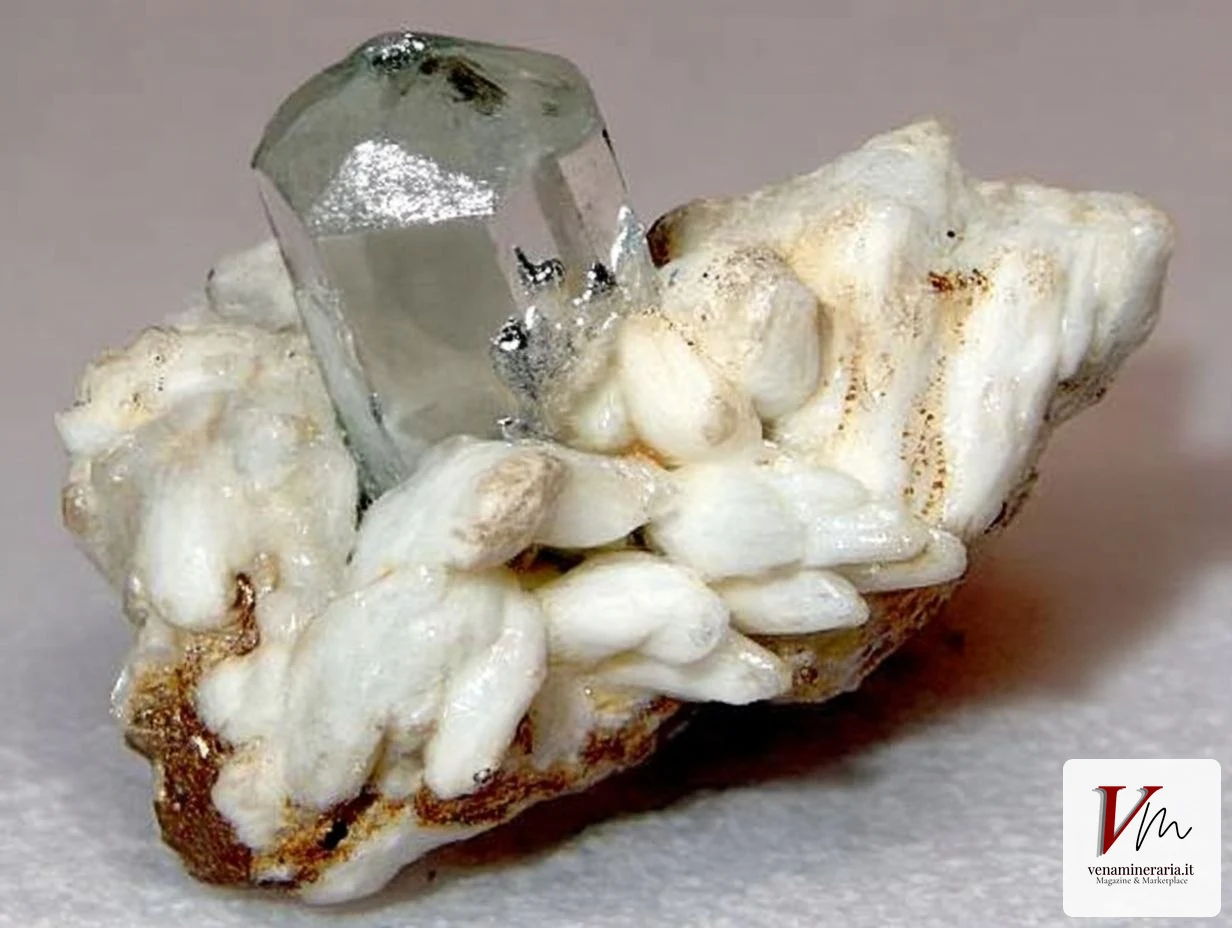 Goshenite con albite