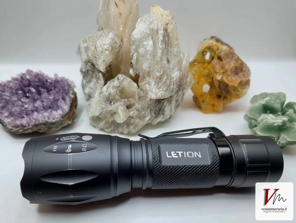 Modelli di lampade UV per minerali fluorescenti, onda lunga e onda corta