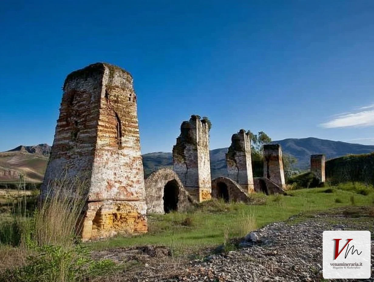 Strutture esterne della miniera di Cozzo Disi