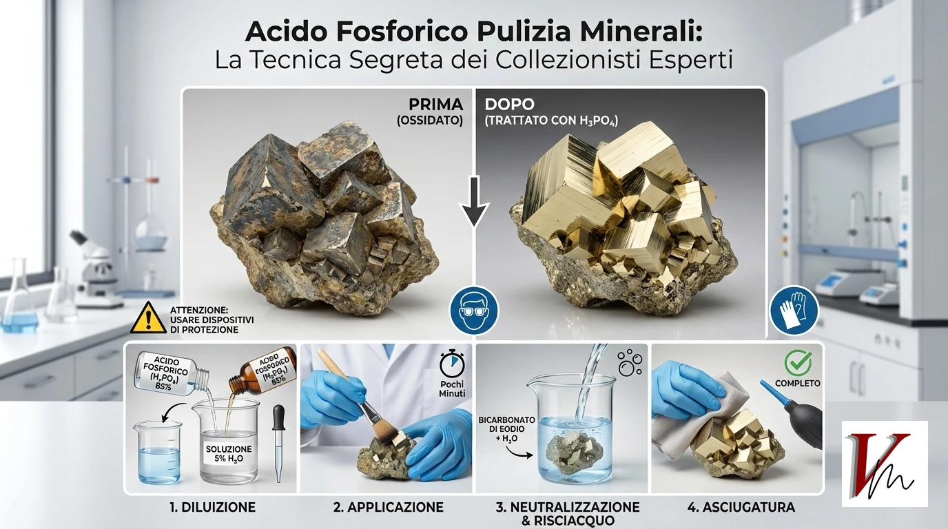 Acido Fosforico Pulizia Minerali: La Tecnica Segreta dei Collezionisti Esperti