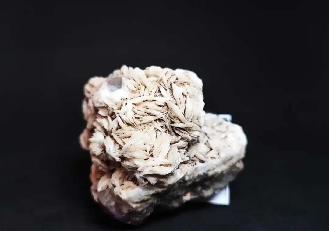 Fluorite con Fantasma Viola su Barite - Monte San Calogero, Termini Imerese