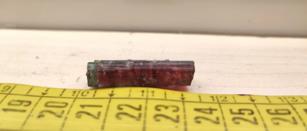 Elbaite Tormalina Cruzeiro | 3 X 0.8 cm | cristallo naturale