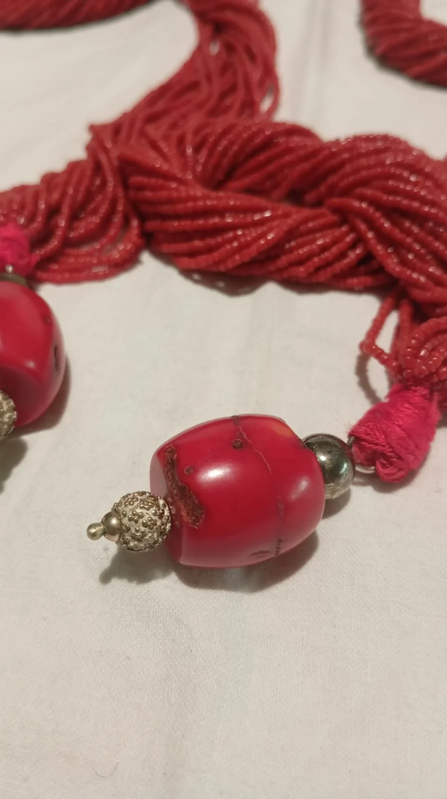 Collana in corallo Vintage anni 1970