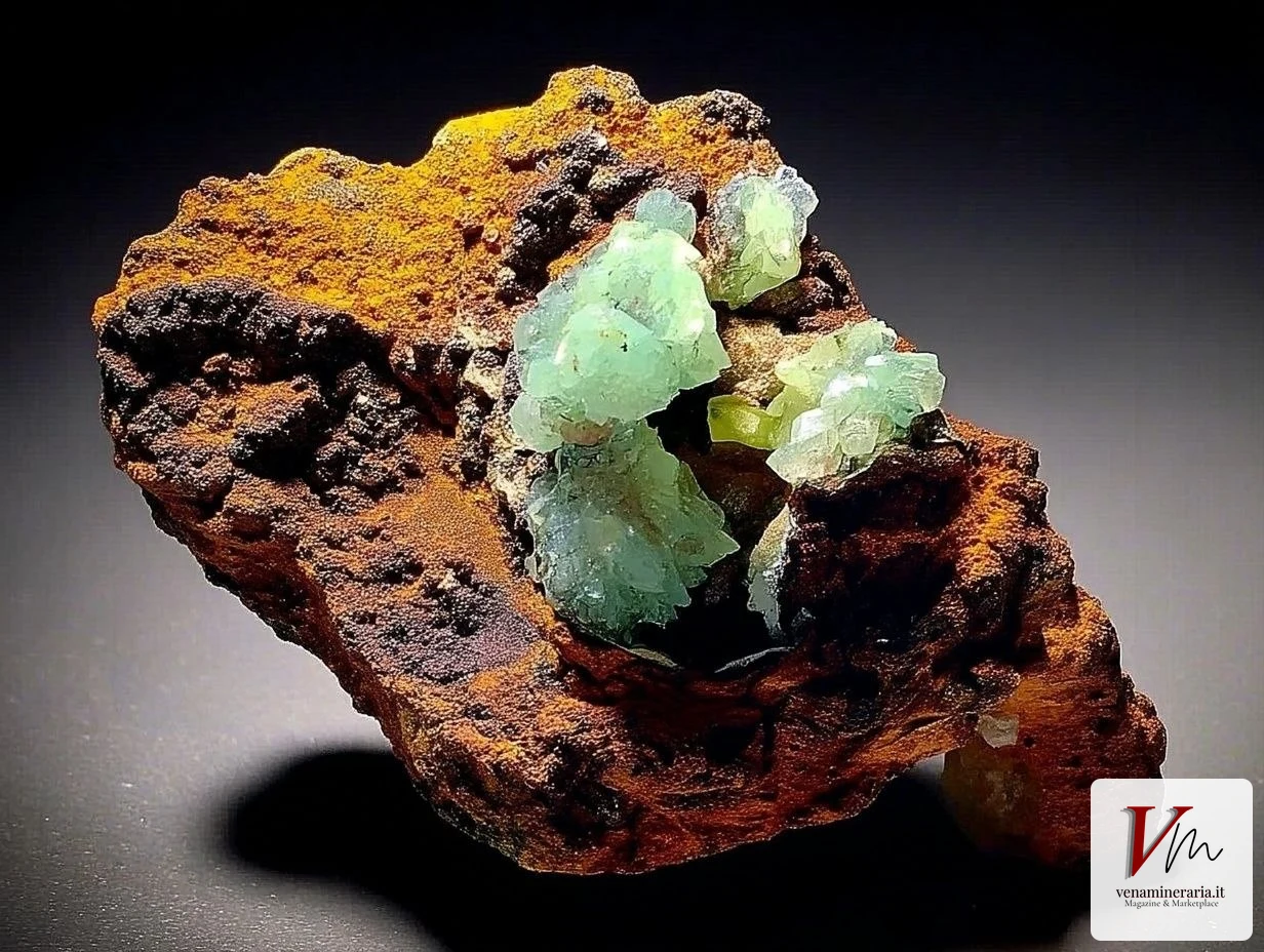 Adamite — Giallo, verde, incolore, rosa (per tracce di cobalto), sistema rombico, durezza 3,5 | minerale